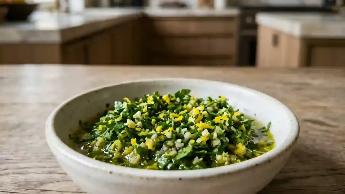 Gremolata maison pour réveiller les grillades en 10 minutes