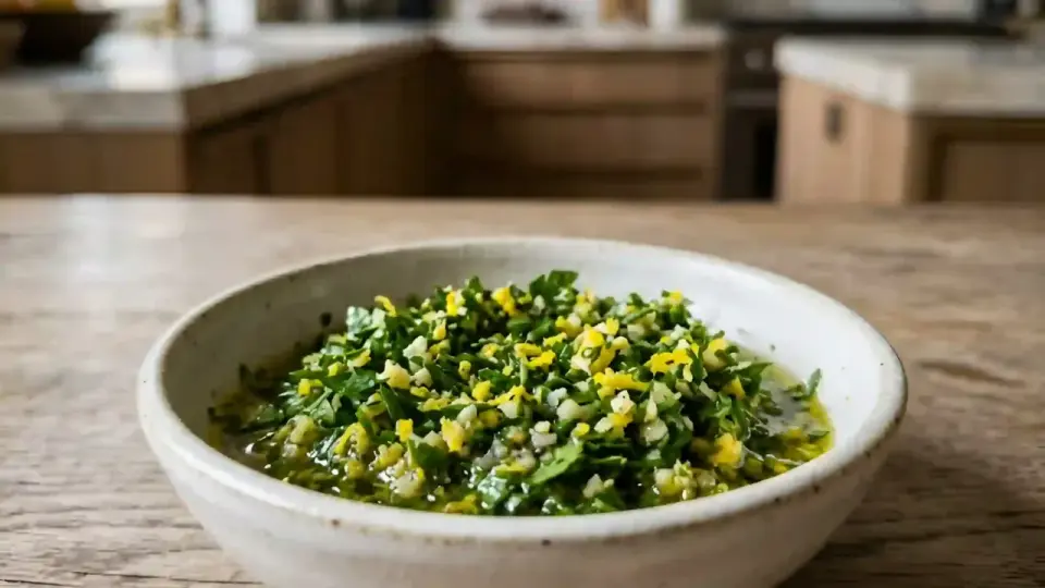 Gremolata maison pour réveiller les grillades en 10 minutes